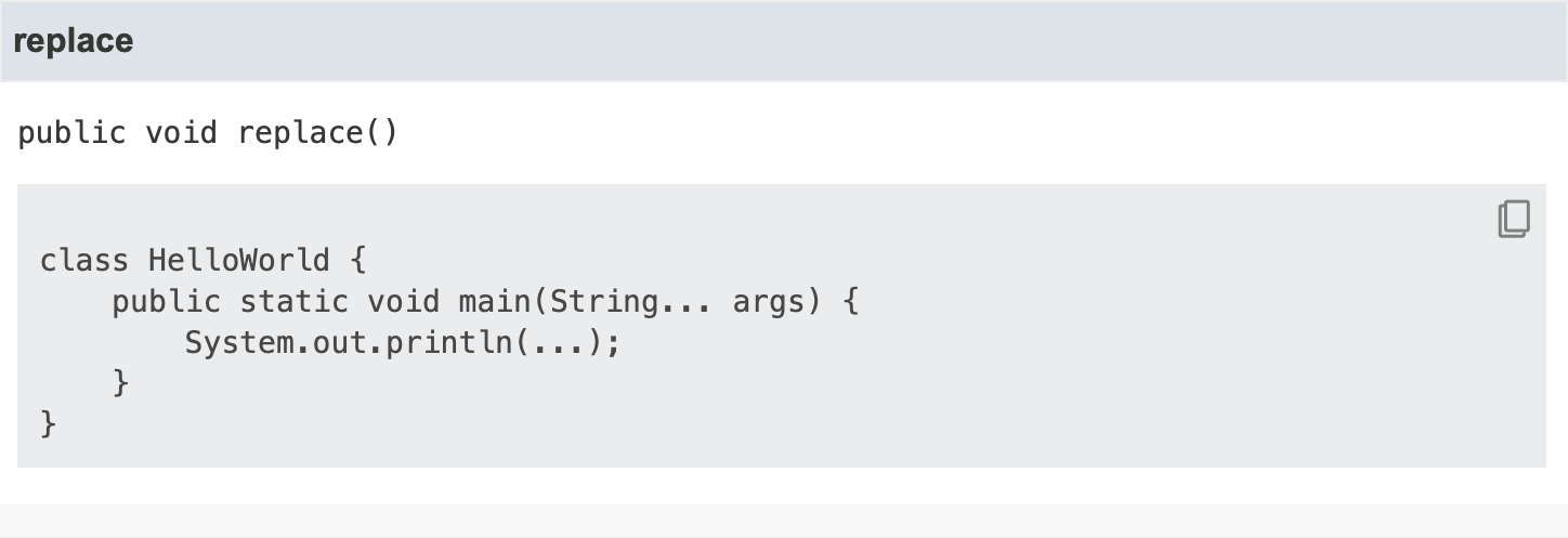 Using @replace Using @replace