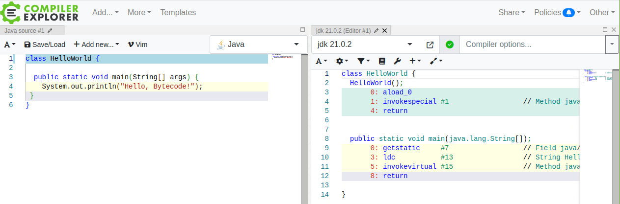 Compiler Explorer Compiler Explorer